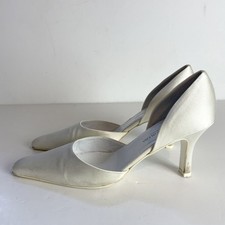 Tacchi da sposa Le Spose Di Gio Off bianco raso slip on matrimonio EU 38,5 UK 5,5