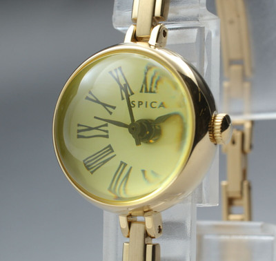 [MINT] SPICA Tic TAC Vintage Gold Ladies Watch Roman Dial Japan Quartz Elegant
