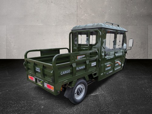 Elektro Dreirad Cargo Runner Doublecab / Doppelkabine NEU - Bild 6 von 16
