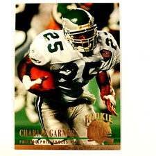 Charlie Garner 1994 Fleer Ultra Rookie Card #474 NFL Philadelphia Eagles. rookie card picture