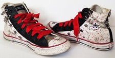 CONVERSE Chuck Taylor ETICA ESTETICA by MATTEO MANCINI customized HI TOPS size 3