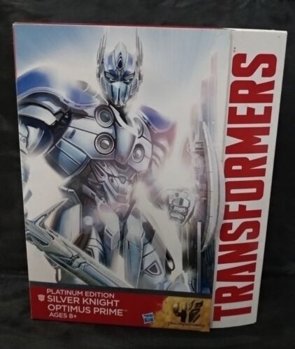 Transformers Silver Knight Platimum Edition 2013 AOE Hasbro A9308 Optimus Prime - Picture 1 of 12