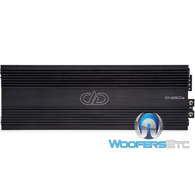 INCOMPLETE BLEMISHED REFURB DD AUDIO DM2500a CAR AMP 2500W RMS 1-OHM AMPLIFIER