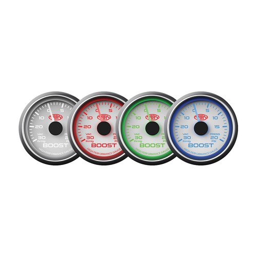 SAAS Dual Gauge Pod w/ White Turbo Boost & Oil Pressure Holden VY VZ Commodore - Picture 6 of 11