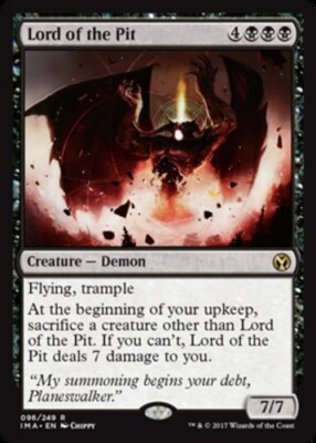 x1 Lord of the Pit R MTG Iconic Masters M/NM, English