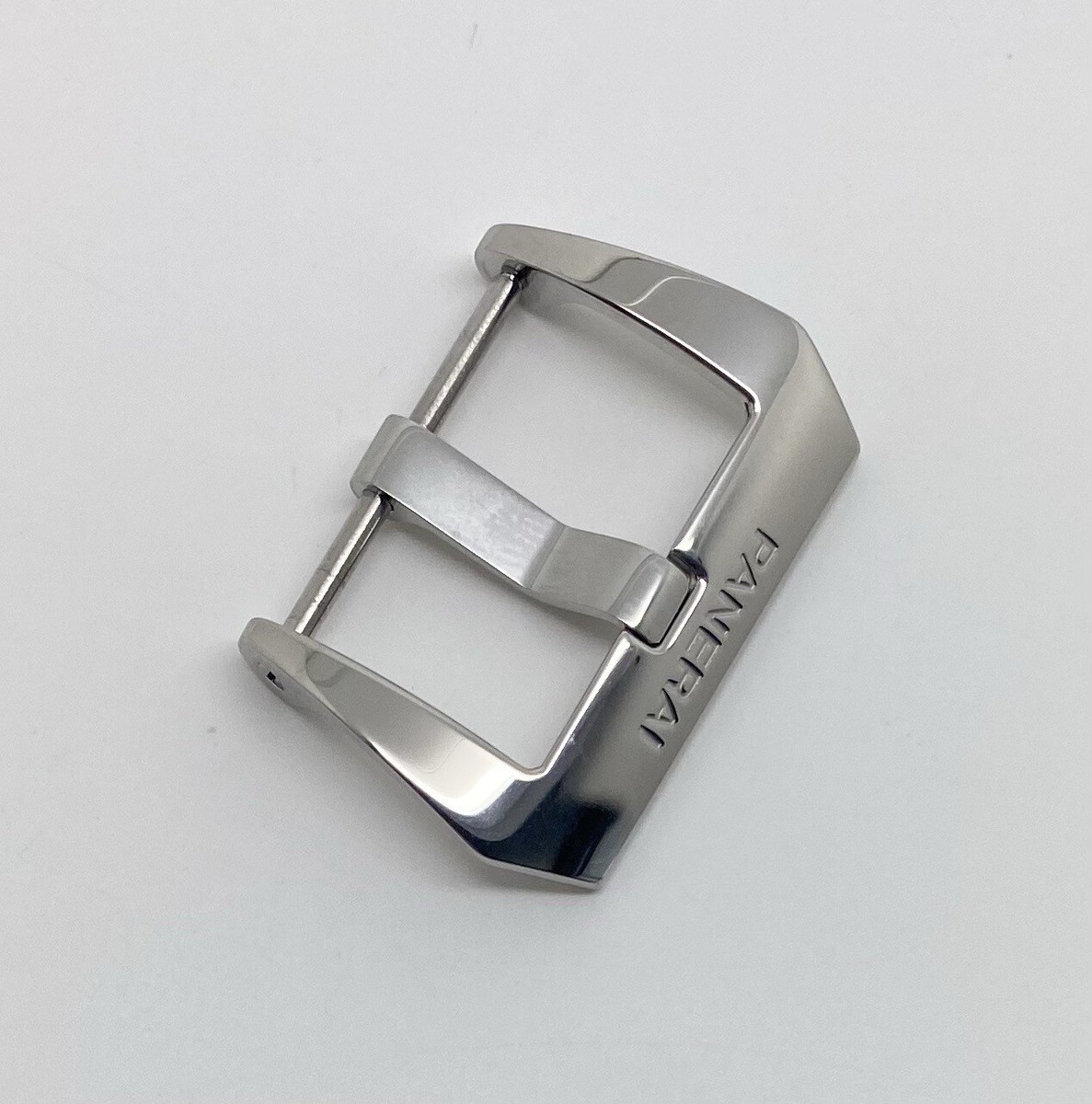 Authentic Panerai Trapezoidal 22mm Polished Stainless Steel