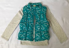 NWT 2 PC Set Adorable Toddler Girl Puffer Vest With Grey Tee, Size 5T