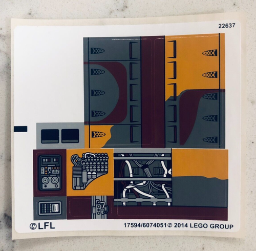 LEGO STICKER SHEET for 75052 Mos Eisley Cantina, New & Genuine! - Picture 1 of 1