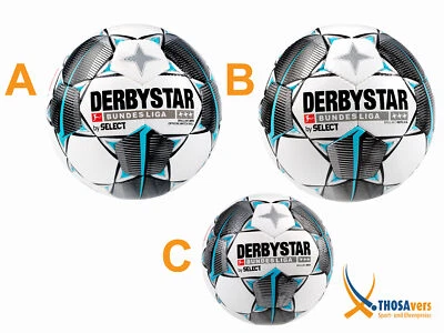DERBYSTAR Bundesliga 2019-2020 Fußball Mini S-LIGHT Light Replica Matchball OMB