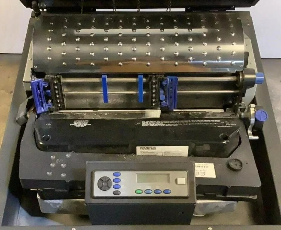 Printronix P7000 P7215 Cabinet Line Matrix Printer, 1500 LPM - Image 3 of 4