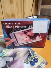 Sharper Image Talking Pictures 24 Album for 24 Photos  Messages
