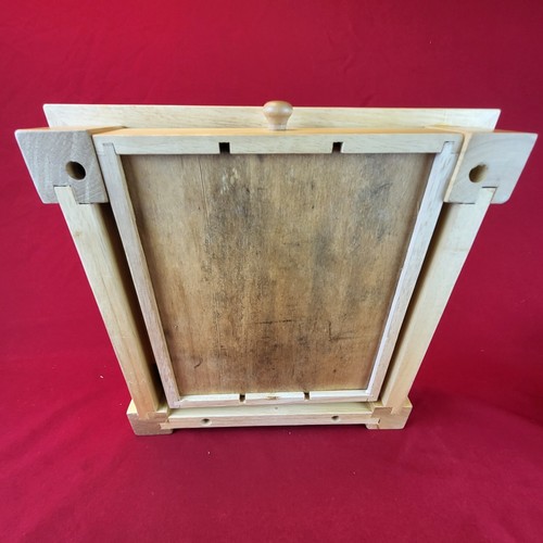 Vintage Wood and Tile Cheese Cutting Board with Drawer and 3 Utensils 🧀 - Picture 3 of 5