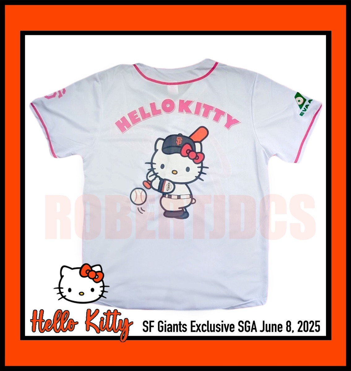 Kitty　Ｃ-26.27 BRAND NEW San Francisco SF Giants Hello Kitty Jersey - SGA