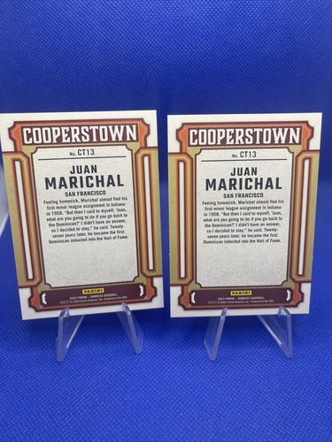 Juan Marichal 2023 Donruss 6 Karten Lot rot/2023 + blau + Cooperstown Pink + Dominators - Bild 5 von 6