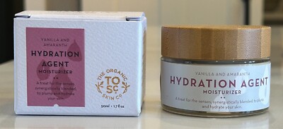 The Organic Skin Co Hydration Agent Moisturizer Vanilla Amaranth 1.7oz 50mL NIB