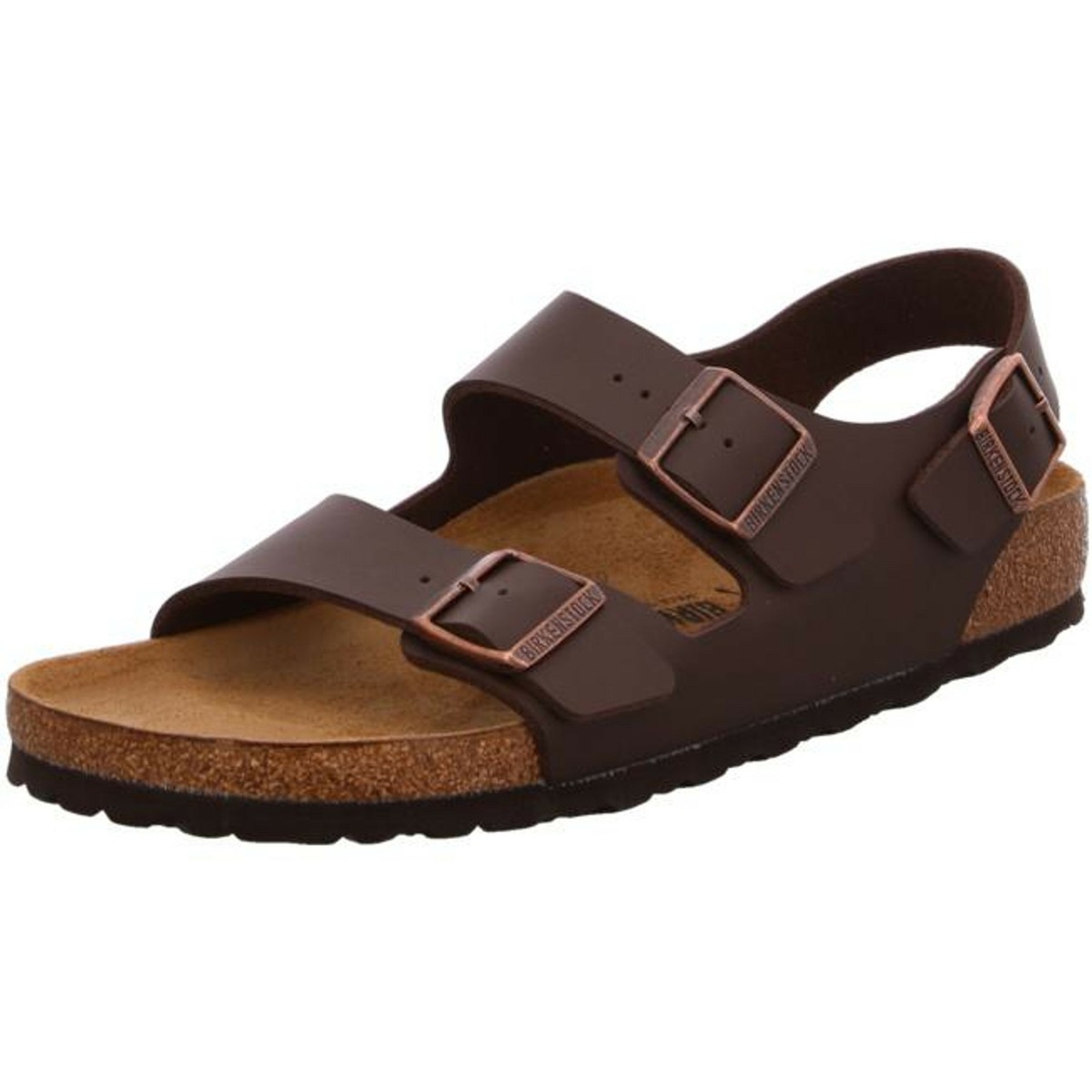 Birkenstock Milano darkbrown Birko Flor BF Sandals Ankle  display picture 2