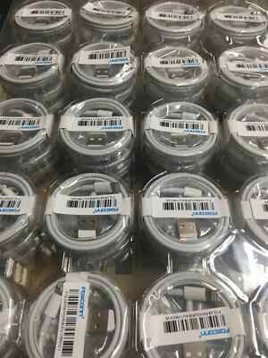 100X Foxconn OEM USB Charger Cord Cable For Apple 12 Pro Max, 11, X, 8, 7, 6