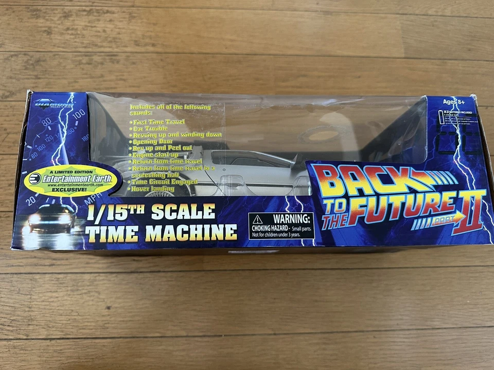 Diamond Select Back to the Future 2 DeLorean Doc, Biff, Lorraine, signed. - Image 3 of 4