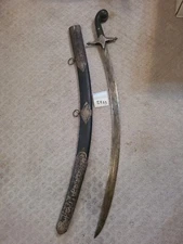 Antique Iraqi Sword And Scabbard 1920s? Saber Iraq 24 S3
