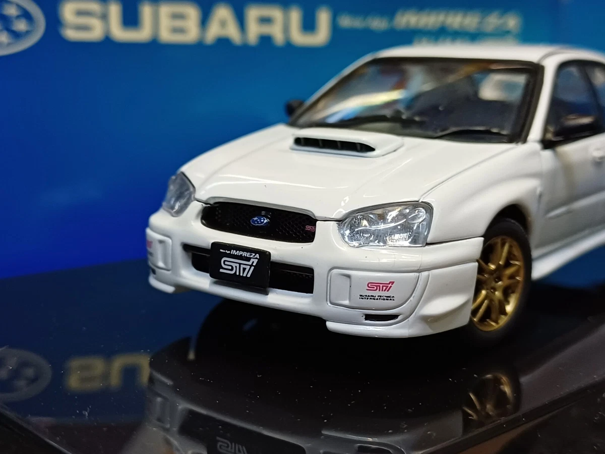 1/43 AUTOart Subaru Impreza WRX STI (2003) diecast White | eBay