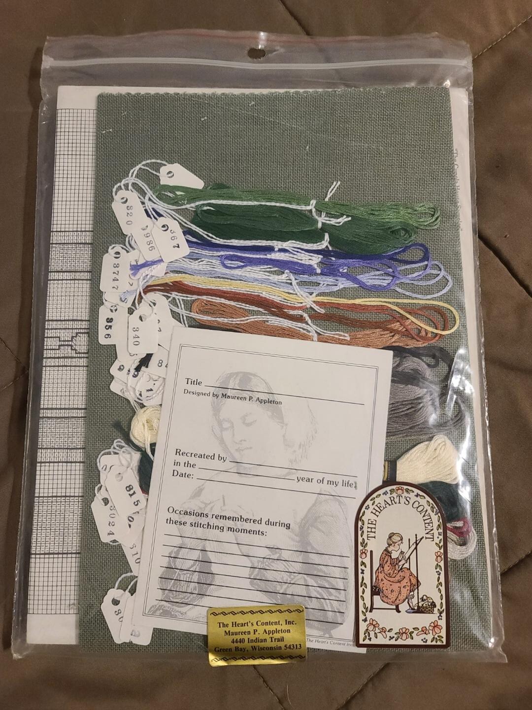 NewinPackage Kit The Cupola House Sampler Embroidery Egg Harbor Door