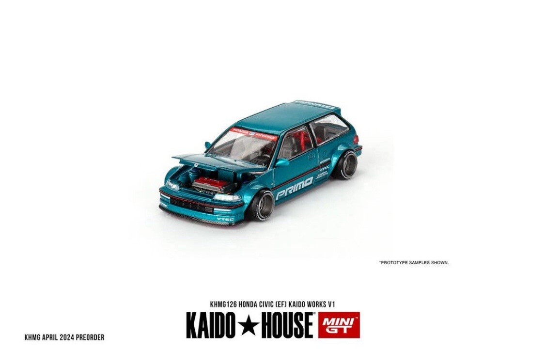 🔥💥Mini GT x Kaido House -Honda Civic (EF) - Kaido Works V1 🔥💥Mini GT x Kaido House -Honda Civic (EF) - Kaido Works V1