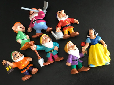 bullyland Figuren Schneewittchen und 5 Zwerge - Vintage BULLY 80er