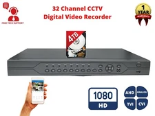 Evertech 32 Channel H.264 Standalone Security DVR with 4TB HDD CCTV Recorder