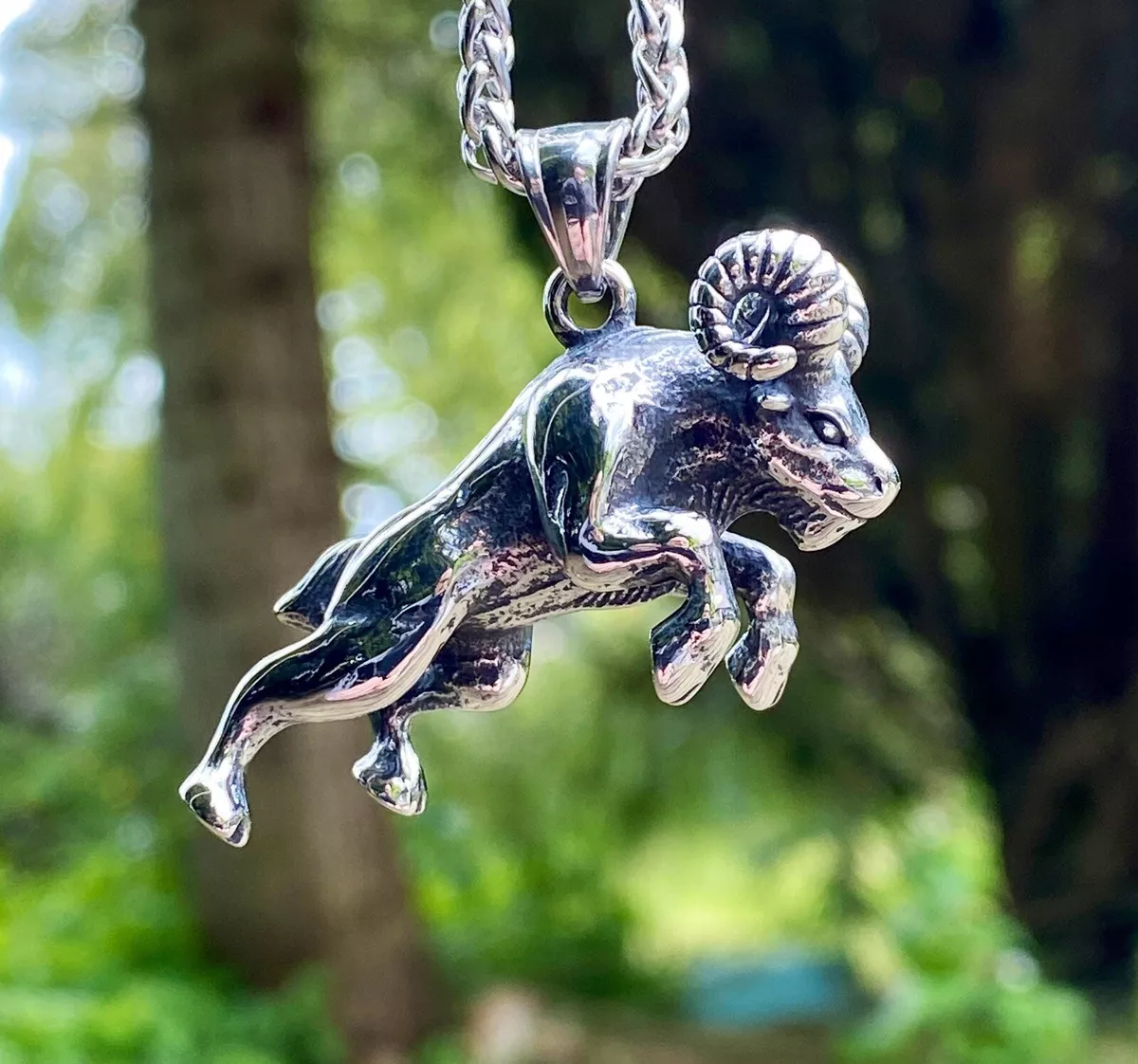 Goat pendant necklace store