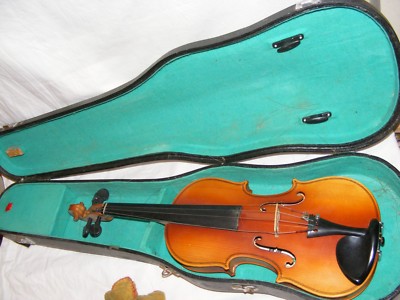 VINTAGE 3/4 SIZE VIOLIN WITH HARD CASE BY LARK STRINGS MISSING | eBay