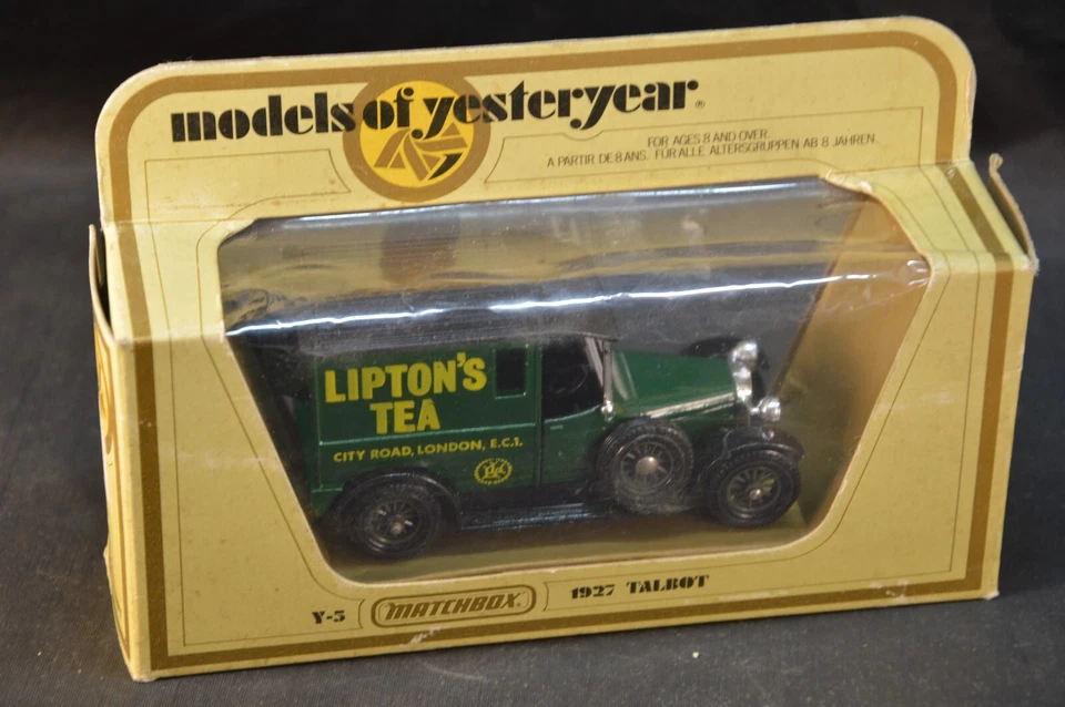 MATCHBOX MODELS OF YESTERYEAR 1927 TALBOT Y-5 SCALA 1/47 LIPTON'S TEA DIE CAST - Immagine 2 di 4