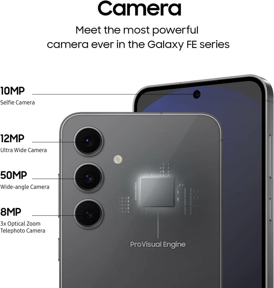 Samsung Galaxy S24 FE 5G - 128GB - 8GB RAM - AI Mobile Phone - Mint Green - Image 4 of 4