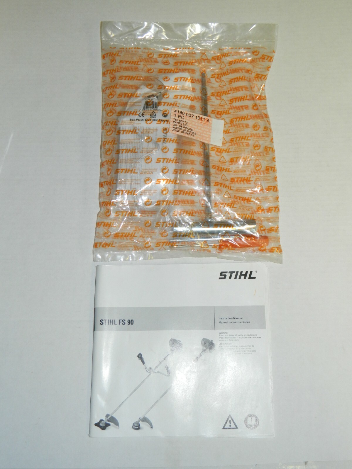 Stihl FS 90 Trimmer Instruction Manual & 4180 007 1011 A Parts Set ...