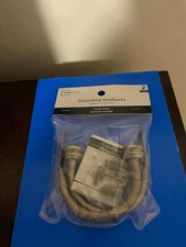 MAINSTAYS PEWTER FINISH DECORATIVE END CAP CURTAIN HOLDBACKS (2 PACK)