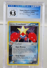 2004 Pokemon EX Team Magma Vs. Aqua Crawdaunt Holo Rare 2/95 CGC 9.5