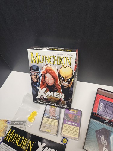 Munchkin X-Men Kartenspiel Steve Jackson Spiele Spielzeug Open Box Neu
