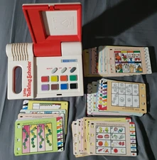 Vintage Vtech Little Talking Scholar Preschool Teching Toy Cards Works