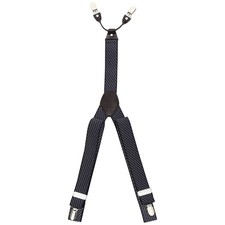 Heavy Duty Elastic Suit Suspender Adjustable Comfortable Mens Strap Clip