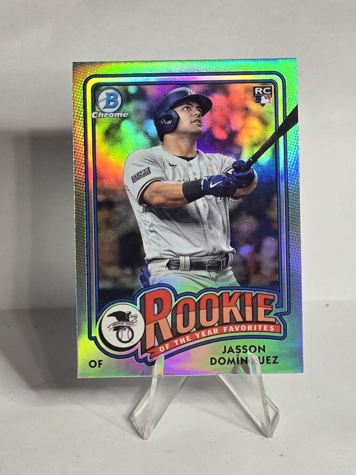 2024 Bowman Rookie of the Year Favorites Jasson Dominguez #ROY-6 RC Rookie Card