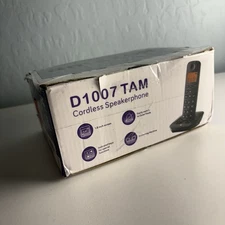 D1007TAM Dect Cordless Phone With Answering Machine, Caller ID SHIPS SAME DAY