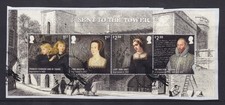 GB SG MS5211 USED FDI STAMP SHEET 2024 KCIII TOWER OF LONDON SHEET