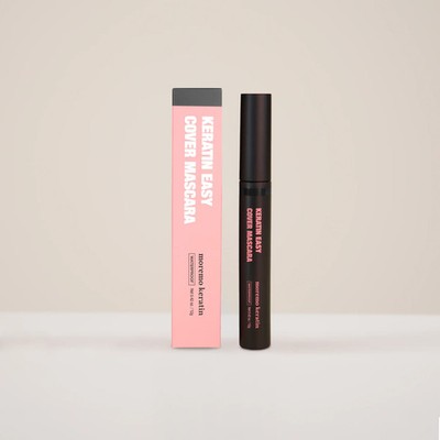 MOREMO Keratin Easy Cover Mascara 12g | 2 shades | #natural black, #dark brown