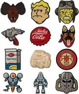 Used Badge Pins Set of 12 Types Fallout Trading Pin Badge