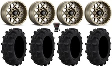 ITP Hurricane 15" Wheels Bronze 30" Mud XC Tires Textron Wildcat XX