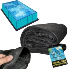 U.S. Pool Supply Ground Shield 16x32 ft Heavy Duty Pool Liner Pad for #R017
