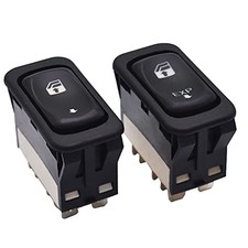 Power Window Switch 2-Pack Driver  Passenger Side Window Control Switch