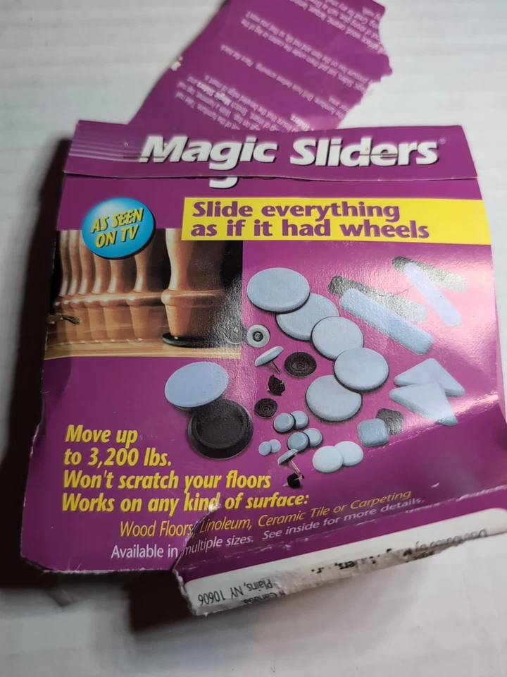 Magic Sliders Furniture Slides 2 Inches Round 4-pack Gray  - Image 2 of 4
