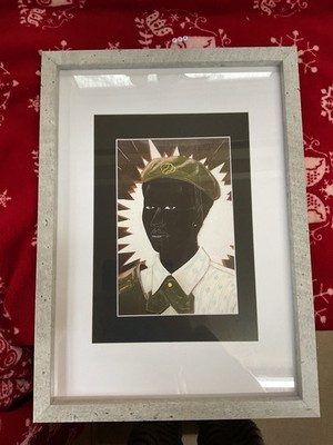 Kerry James Marshall Art Print Framed America Ethnic Art ,Rare LARGE FRAMED