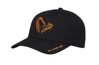 Savage Gear Jaw Baseball Cap Black - Angelcap, Cappy, AngelmüTze, Bekleidung Cap