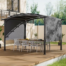Heavy Duty Carport Garage Car Shelter Galvanized Steel Open Tent  Canopy Gazebo